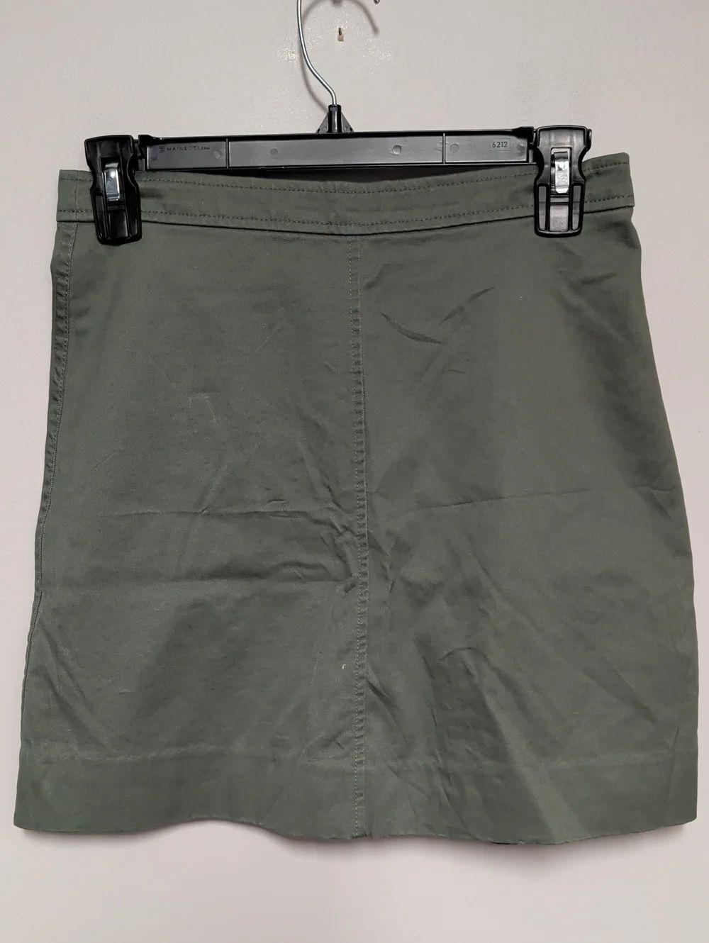 J. Crew Olive Green Mini Skirt
